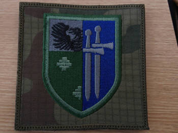 Naszywka 15 Giżycka Brygada Zmechanizowana - KWADRAT ZIELONA