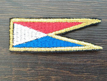 Naszywka Ośrodek Szkolenia Poligonowego Wojsk Lądowych - proporczyk na beret