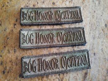 Naszywka Bóg Honor Ojczyzna MULTICAM
