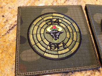 Naszywka 34 Chojnicki Batalion Radiotechniczny - KWADRAT