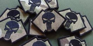 Naszywka Punisher - MULTICAM