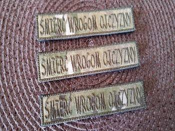 Naszywka Śmierć Wrogom Ojczyzny MULTICAM