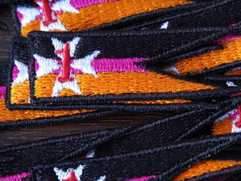 Naszywka 1 Pułk Pancerny proporczyk na beret