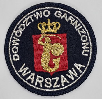 Naszywka Dowództwo Garnizonu Warszawa