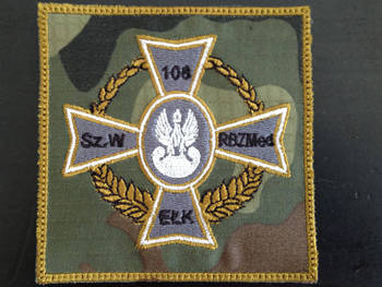 Naszywka 108 Szpital Wojskowy - POLOWA Kwadrat