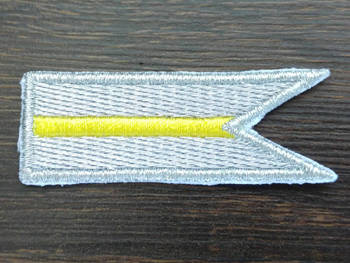 Naszywka 1 batalion zmechanizowany Szwoleżerów Mazowieckich - proporczyk na beret